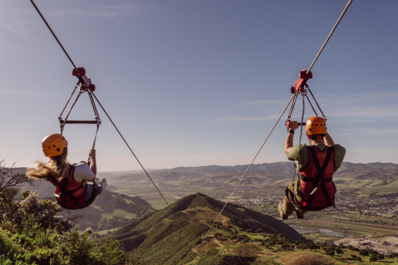 Family-Friendly trip to Santa Ynez Valley - ziplining