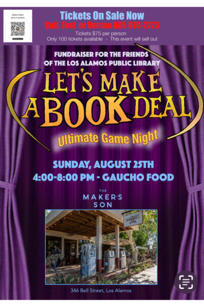 Let's Make A Book Deal Los Alamos public library