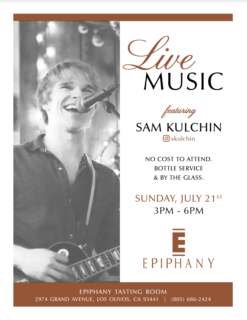 Live Music at Epiphany: Sam Kurchin