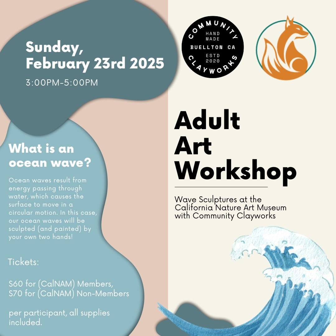 Adult Art Workshop - King Tides Wave Sculptures