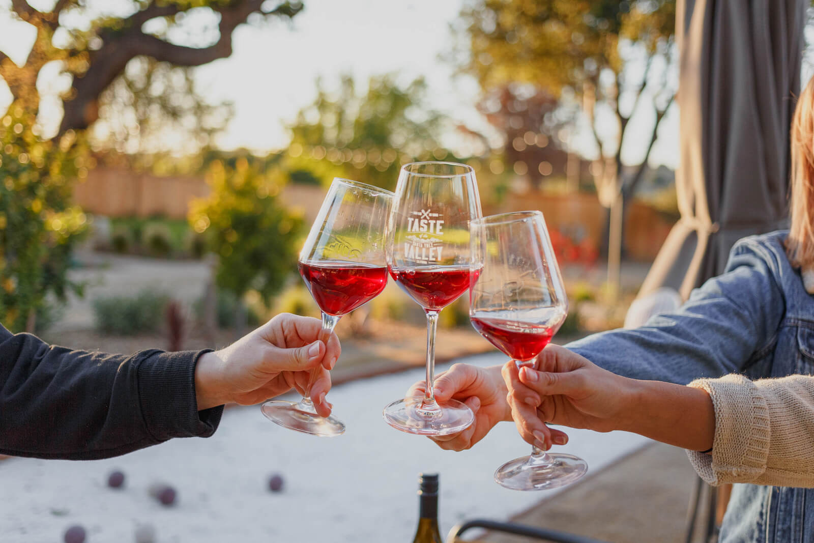 Annual Events Wine glass toast